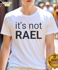 Alt Text: Official Russell Hobbs It's Not Real T-Shirt featuring a stylish design and comfortable fit for everyday wear.
