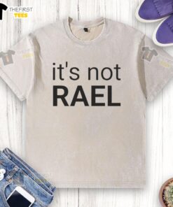 Alt Text: Official Russel Hobbs It's Not Real Washed T-Shirt in stylish design, perfect for casual wear and fashion enthusiasts.