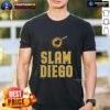 Alt Text: Official San Diego Padres Brown Slam Diego T-Shirt featuring team logo and bold graphics for fans and collectors.