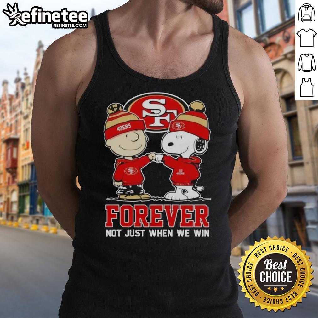 official-san-francisco-49ers-x-charlie-brown-vs-snoopy-forever-not-just-when-we-win-tank-top Official San Francisco 49ers X Charlie Brown Vs Snoopy Forever Tank Top showcasing team spirit and playful design.