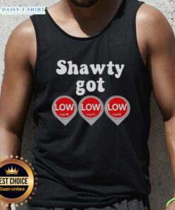 Official Shawty Got Low Diabetes Tank Top featuring a stylish design, perfect for diabetes awareness and casual wear.