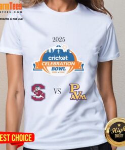 Official South Carolina State Bulldogs vs Prairie View A&M Panthers 2025 Celebration Bowl ladies tee shirt design.