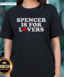 Official Spencer Is For Lovers ladies tee featuring a stylish design, perfect for casual wear and local pride.