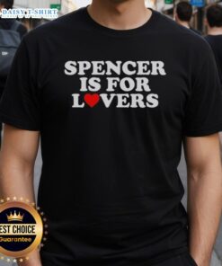 Alt Text: Official Spencer Is For Lovers T-Shirt featuring a stylish design in vibrant colors perfect for fans and casual wear.