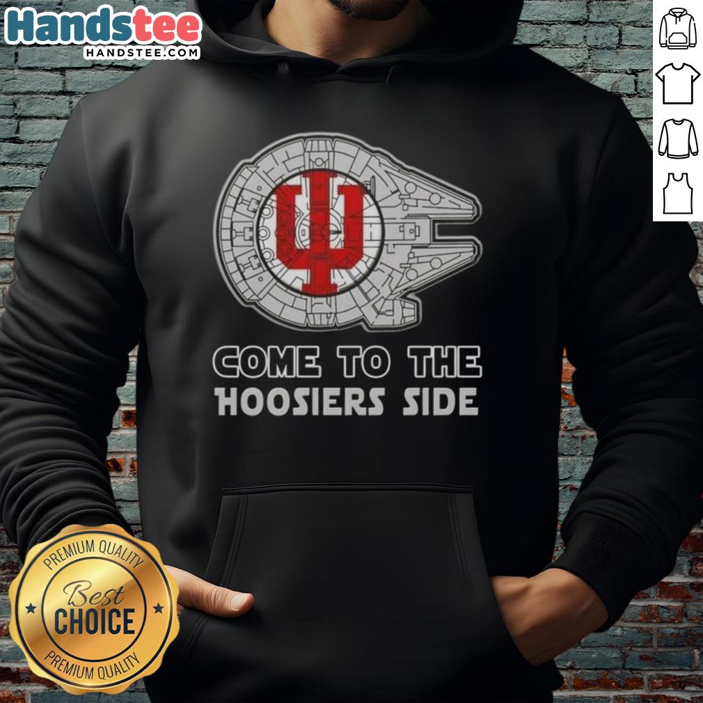 official-star-wars-come-to-the-indiana-hoosiers-side-hoodie Official Star Wars Come to the Indiana Hoosiers Side Hoodie featuring iconic graphics and team colors.