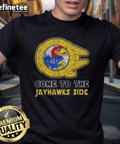 Official Star Wars Come To The Kansas Jayhawks Side T-Shirt