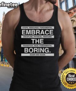 San Antonio Spurs tank top featuring 'Official Stops Rebounds' design, emphasizing fundamental discipline and physical rebounding.