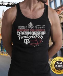 Texas A&M Aggies 2025 NCAA Division I Women's Volleyball Championship Final Four Bound tank top in maroon.