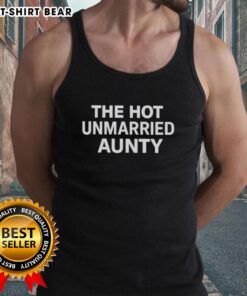 Stylish Official The Hot Unmarried Aunty Tank Top displayed on a mannequin, perfect for casual summer wear.