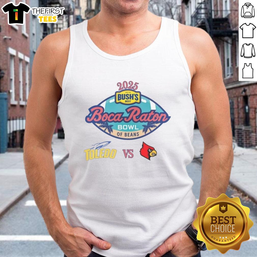 official-toledo-rocket-vs-louisville-cardinals-2025-boca-raton-bowl-matchup-tank-top Official Toledo Rockets vs Louisville Cardinals 2025 Boca Raton Bowl Matchup tank top showcasing team logos and vibrant design.