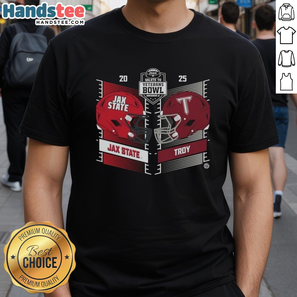 official-troy-trojans-vs-jacksonville-state-gamecocks-2025-salute-to-veterans-bowl-head-to-heat-helmet-t-shirt Alt Text: Official Troy Trojans vs Jacksonville State Gamecocks 2025 Salute To Veterans Bowl helmet t-shirt design