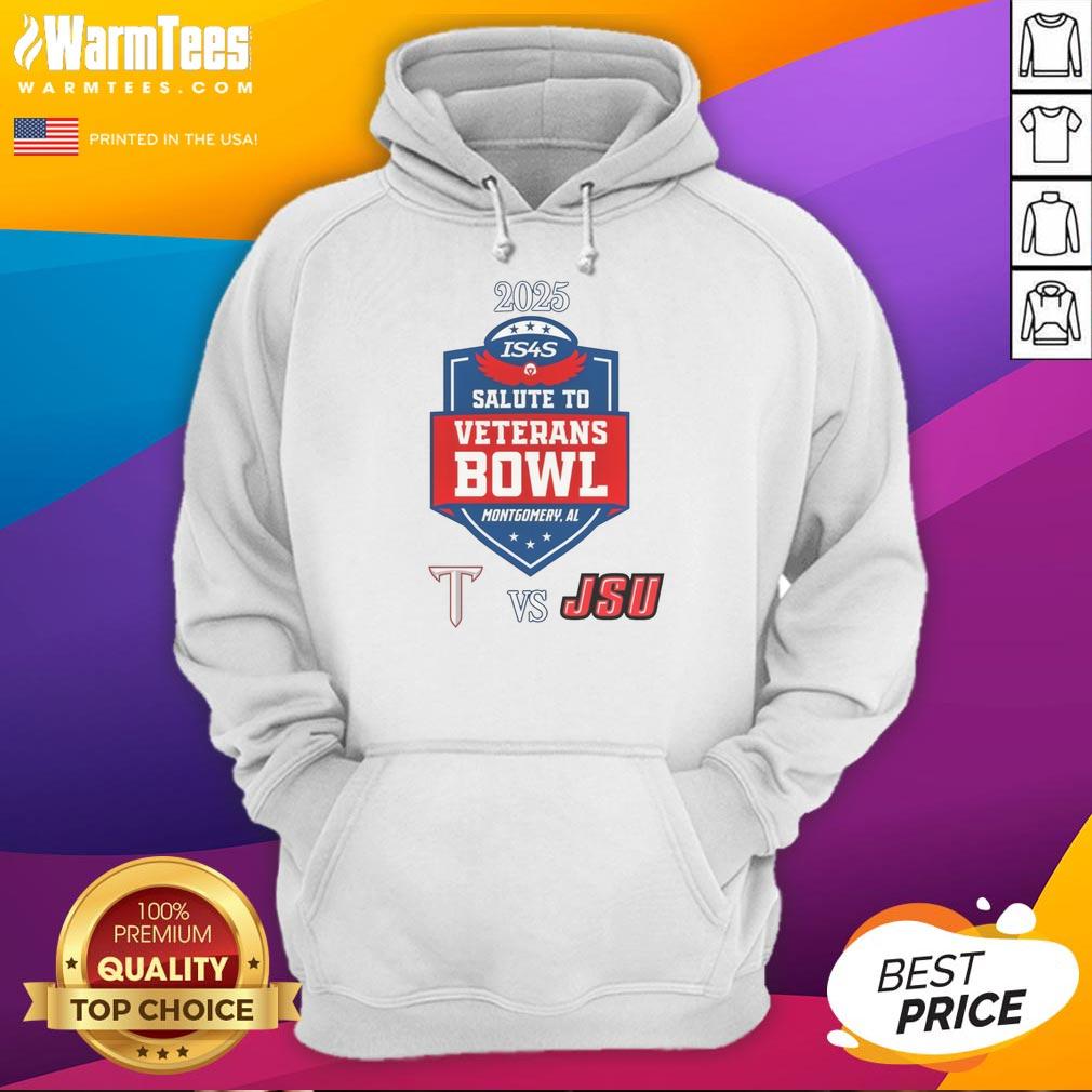 official-troy-trojans-vs-jacksonville-state-gamecocks-2025-salute-to-veterans-bowl-hoodie Official Troy Trojans vs Jacksonville State Gamecocks 2025 Salute to Veterans Bowl hoodie featuring team logos and colors.