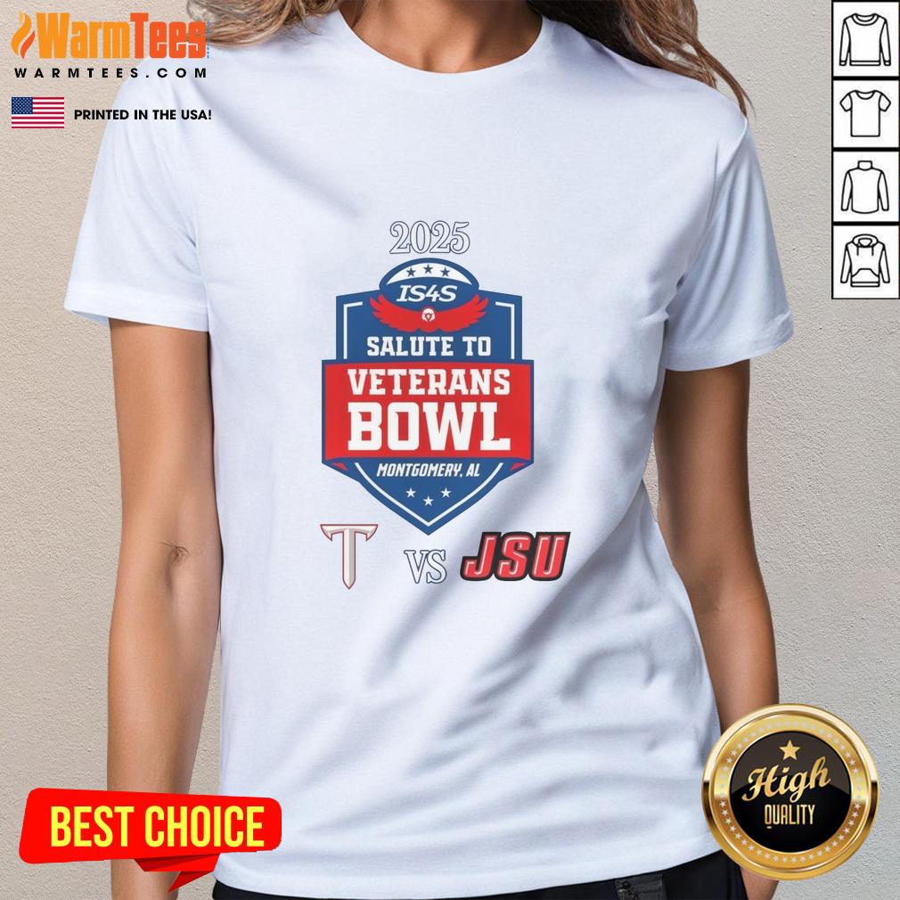 official-troy-trojans-vs-jacksonville-state-gamecocks-2025-salute-to-veterans-bowl-ladies-tee Alt Text: Official Troy Trojans vs Jacksonville State Gamecocks 2025 Salute to Veterans Bowl ladies tee in vibrant colors.