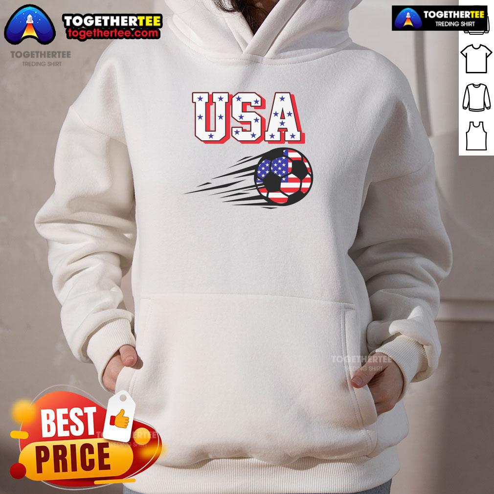 Official Usa Soccer Fan Hoodie Official USA Soccer Fan Hoodie featuring vibrant colors and team logo, perfect for showing support during games.
