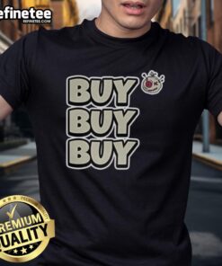 Official Voodoo Token Buy Buy Buy T-Shirt featuring bold graphic design and vibrant colors for crypto enthusiasts.