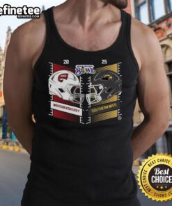 Official Western Kentucky Hilltoppers vs Southern Miss Golden Eagles 2025 New Orleans Bowl helmet tank top design