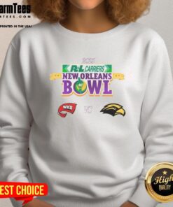 Official Western Kentucky Hilltoppers vs Southern Miss Golden Eagles 2025 New Orleans Bowl sweatshirt design