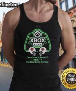Alt Text: Missouri State Bears vs. Arkansas State Red Wolves football tank top for the Official Xbox Bowl, December 18, 2025, Frisco TX.