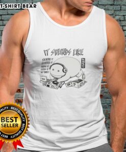 Original A Frog Beats It Sound Like Skrrr-t My Dudes Tank Top featuring a vibrant frog graphic and stylish design.