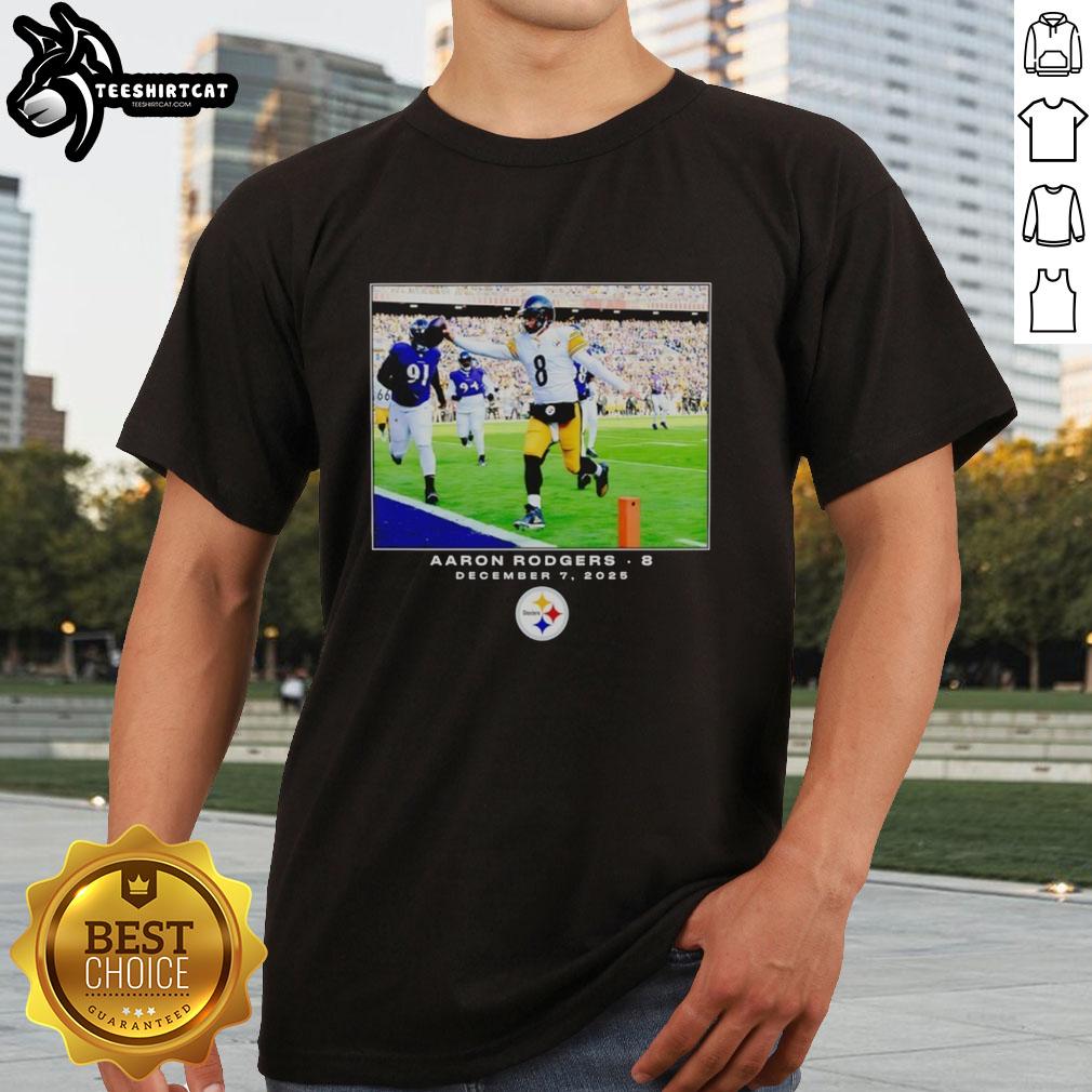 original-aaron-rodgers-pittsburgh-steelers-football-nfl-2025-photo-t-shirt-1 Original Aaron Rodgers Pittsburgh Steelers Football NFL 2025 Photo T-Shirt featuring a striking graphic design.