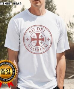 Original Ad Dei Gloriam Logo T-Shirt featuring a bold logo design on a stylish, comfortable tee.