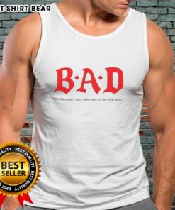 Trendy tank top featuring 'Original Bad No' design, perfect for casual wear and music lovers. Shop now!