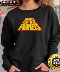 Original Battle of the Planets sweatshirt featuring iconic characters and vibrant colors, perfect for fans and collectors.