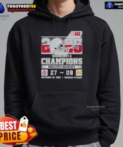 Ohio State Buckeyes hoodie celebrating victory in The Game against Michigan at Big Ten Stadium, perfect for fans.