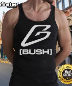 Original Bush Gaming Logo Tank Top featuring a bold graphic design for gamers, perfect for casual wear.