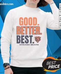 Original Chicago Bears regional sweatshirt featuring the team's logo and classic design in navy blue and orange.