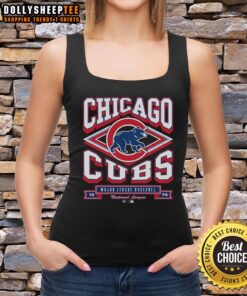 Alt Text: Original Chicago Cubs heater tank top featuring the team's logo, perfect for summer sports fans and collectors.
