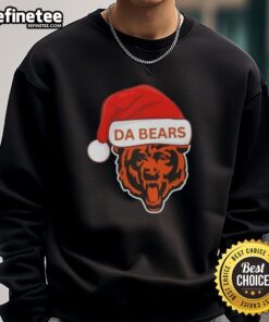 Original Chicago Da Bears Santa Christmas 2025 sweatshirt featuring festive design and team logo for holiday cheer.