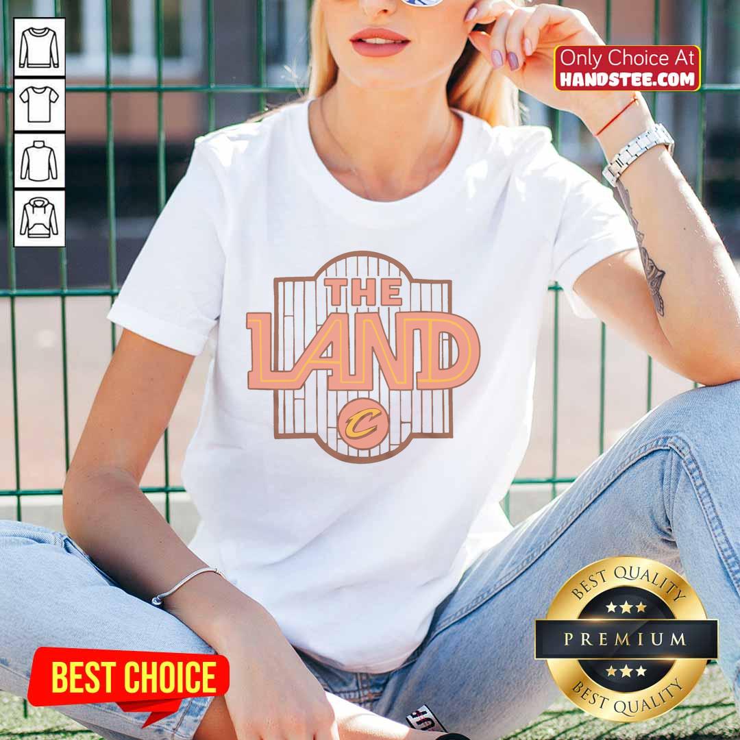 original-cleveland-cavaliers-the-land-court-city-edition-2025-ladies-tee Original Cleveland Cavaliers The Land Court City Edition 2025 Ladies Tee featuring vibrant team colors and stylish design.