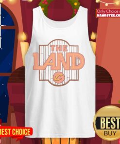 Alt Text: Original Cleveland Cavaliers The Land Court City Edition 2025 tank top featuring team colors and logo.