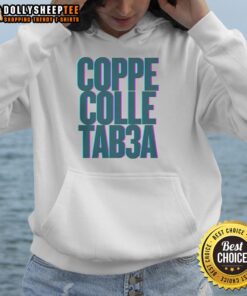 Original Coppe Colle Tab3a 3D Letter Hoodie featuring a stylish design and vibrant colors for trendy streetwear.
