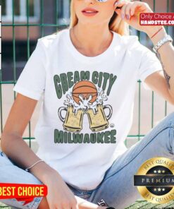 Original Cream City Milwaukee Ladies Tee in soft cotton, featuring vibrant city graphics for stylish comfort.
