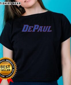 Original DePaul Blue Demons ladies tee featuring vibrant team colors and stylish design for women fans.