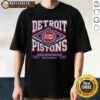 Alt Text: Original Detroit Pistons Heater T-Shirt featuring bold graphics and team colors, perfect for Pistons fans.