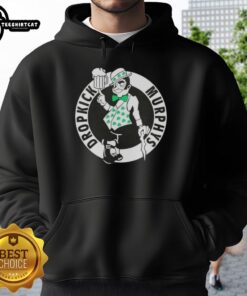 Original Dropkick Murphys band logo hoodie featuring bold design and vibrant colors, perfect for fans.