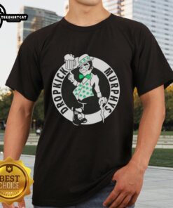 Alt Text: Original Dropkick Murphys Band Logo T-Shirt featuring bold graphics and classic design for fans of Celtic punk music.