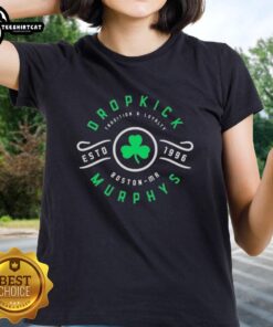 Original Dropkick Murphys Tradition and Loyalty tee for ladies, Boston MA, established 1996, featuring bold graphics.