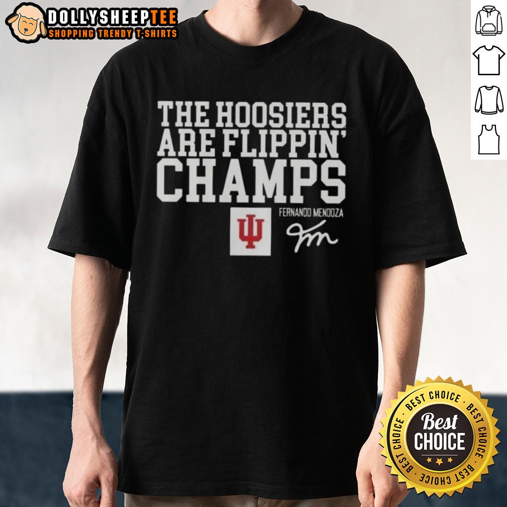 Original Fernando Mendoza Indiana Hoosiers Are Flippin' Champs Signature T-Shirt Original Fernando Mendoza Indiana Hoosiers Are Flippin' Champs Signature T-Shirt featuring vibrant team colors and logo.