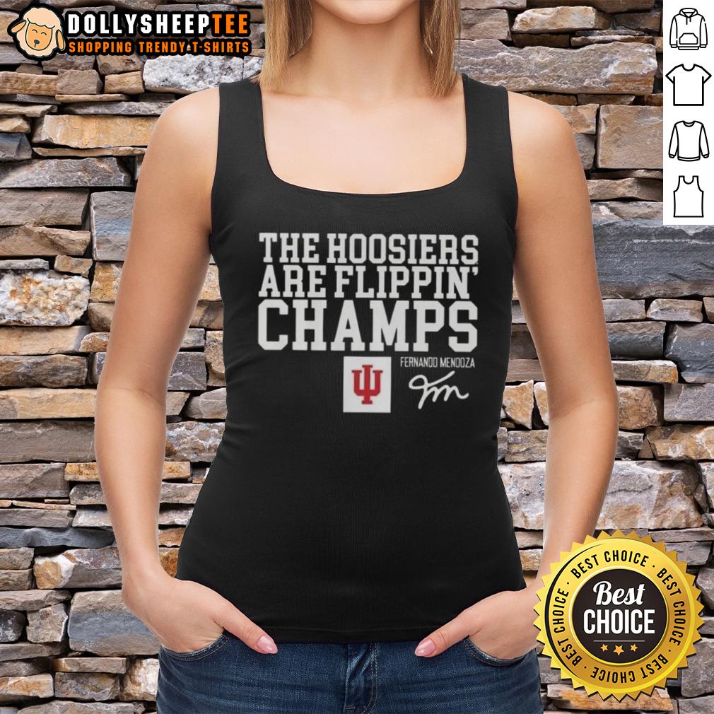 Original Fernando Mendoza Indiana Hoosiers Are Flippin' Champs Signature Tank Top Original Fernando Mendoza Indiana Hoosiers 'Are Flippin Champs' signature tank top in vibrant colors, perfect for fans.