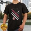 Original Florida State Seminoles X Teacher American Flag T-Shirt featuring vibrant colors and a patriotic design.