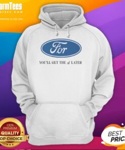 Alt Text: Original For Youll Get The D Later Logo Hoodie featuring a stylish graphic design on a cozy fabric.
