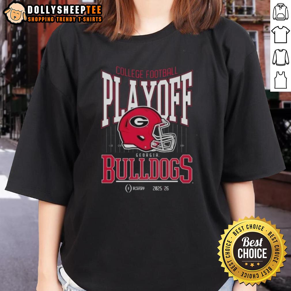Original Georgia Bulldogs College Football Playoff 2025 26 Ladies Tee Alt Text: Original Georgia Bulldogs College Football Playoff 2025-26 ladies tee featuring team logo and stylish design.