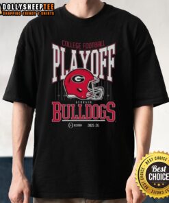 Alt Text: Original Georgia Bulldogs College Football Playoff 2025-26 T-Shirt featuring bold team logo and vibrant colors.