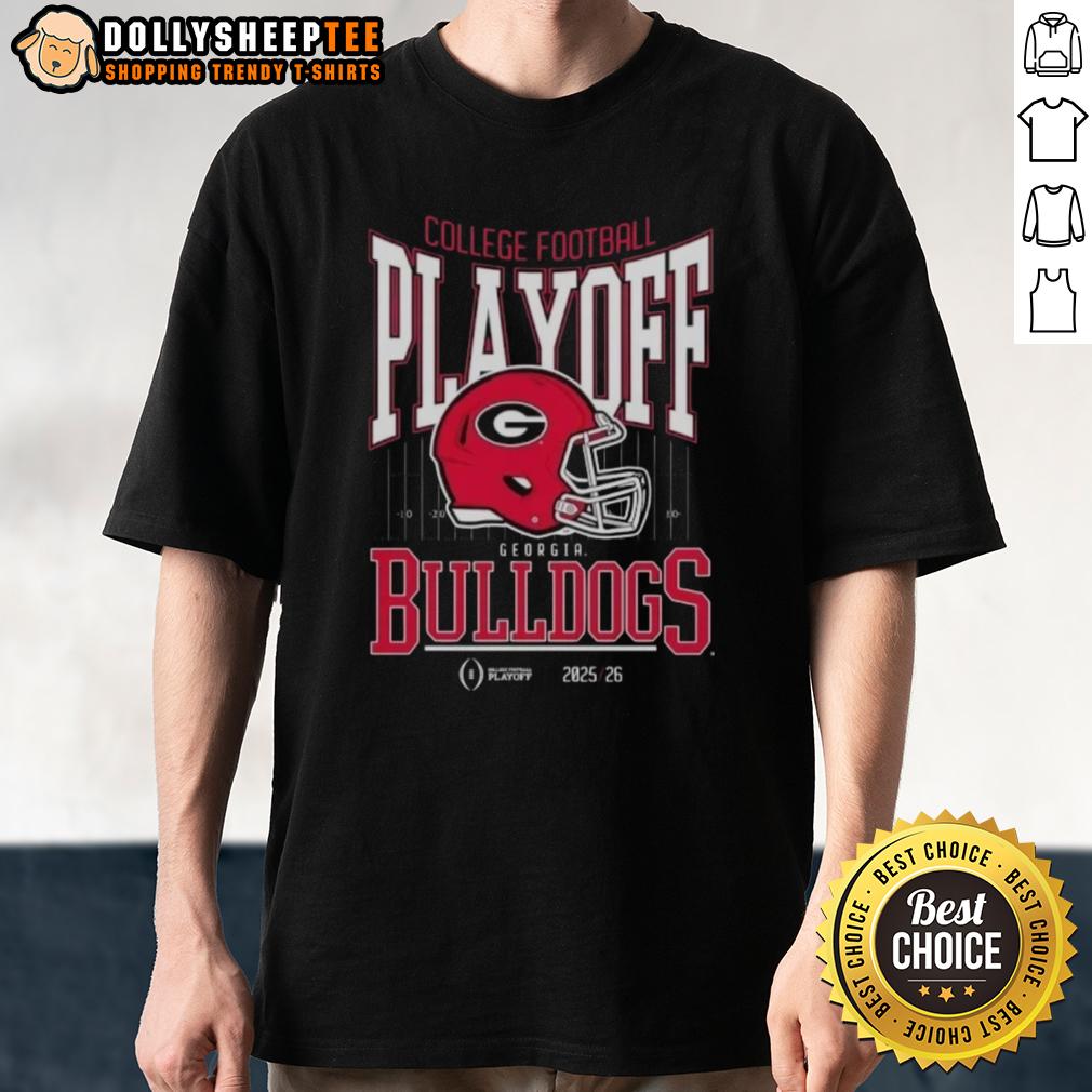 Original Georgia Bulldogs College Football Playoff 2025 26 T Shirt Alt Text: Original Georgia Bulldogs College Football Playoff 2025-26 T-Shirt featuring bold team logo and vibrant colors.