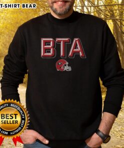 Original Georgia Football BTA Sweatshirt in red with team logo, perfect for game day and showing team spirit.