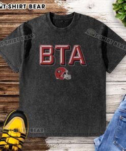 Original Georgia Football BTA Washed T-Shirt in red, featuring team logo and vintage style design for fans.